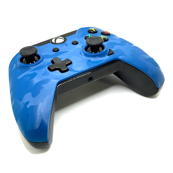ORIGINAL!! PDP WIRED CONTROLLER FOR XBOX ONE & PC BLUE CAMO (048-082-NA-CM02) - Picture 3 of 11
